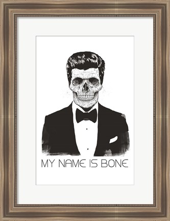 Framed My Name is Bone Print