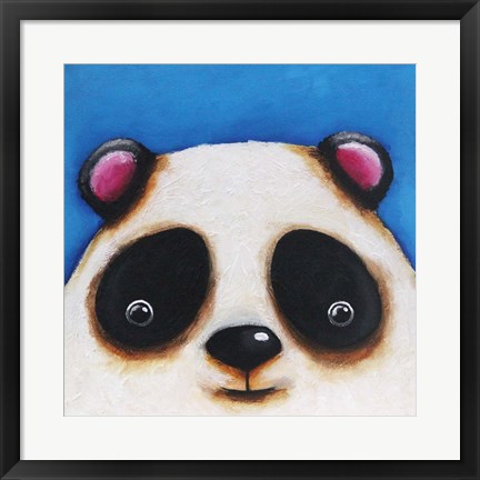 Framed Panda Bear Print
