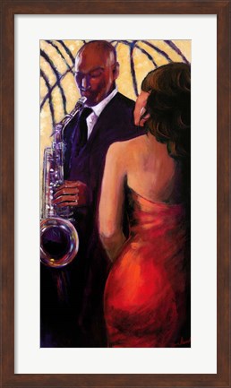 Framed Sax Seduction Print