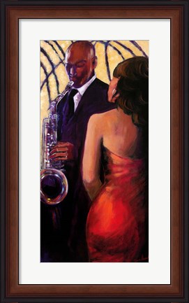 Framed Sax Seduction Print