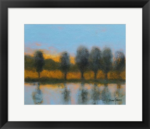 Framed Line of Reflections Print