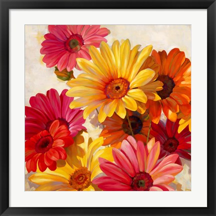 Framed Daisies for Spring Print