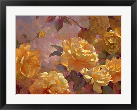 Framed Golden Glow Print