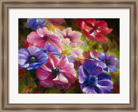 Framed Precious Jewels Print