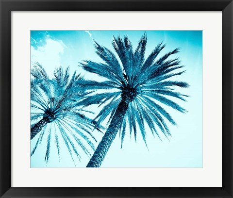 Framed Chic Palms Print