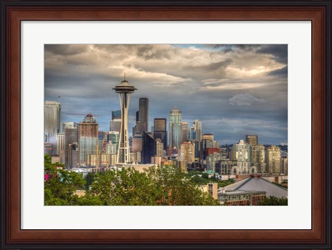 Framed Seattle Print