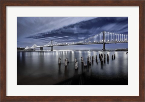 Framed Bay Lights Print