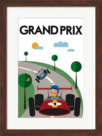 Framed Grand Prix Print