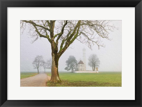 Framed Pilgrimage Church of St. Coloman Print