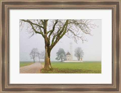 Framed Pilgrimage Church of St. Coloman Print