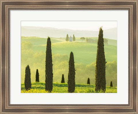 Framed Tuscan Temple Print