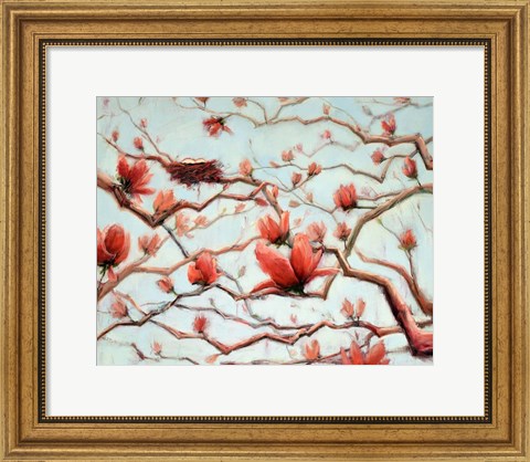 Framed Possibilities in Full Bloom Print