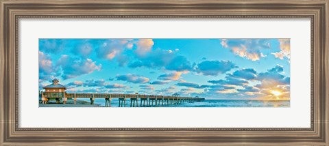Framed Sunrise on Juno Beach Print