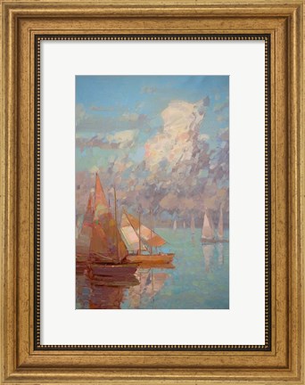 Framed Sail Boats Print