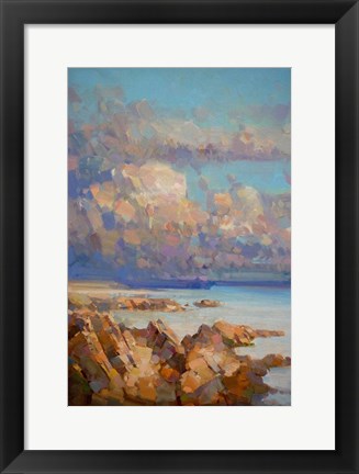 Framed Cliffs Print