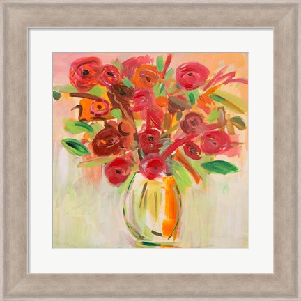 Framed Floral Afternoon Print