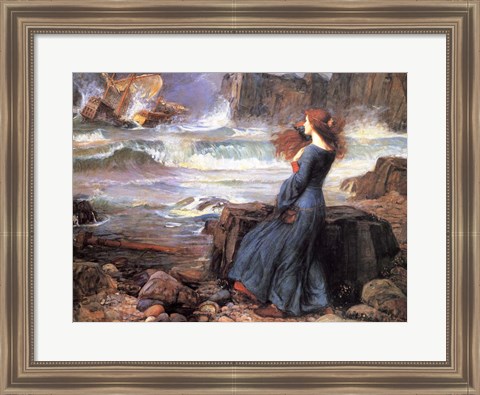 Framed Miranda the Tempest Print