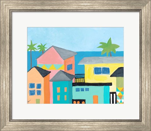 Framed Beachfront Property 1 Print