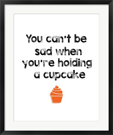 Framed Cupcake Print