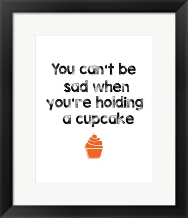 Framed Cupcake Print