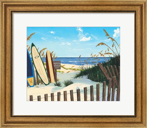 Framed Beach Access Print