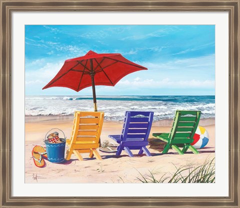 Framed Beachy Keen Print