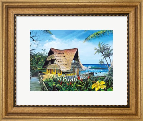 Framed Hawaiian Hideaway Print