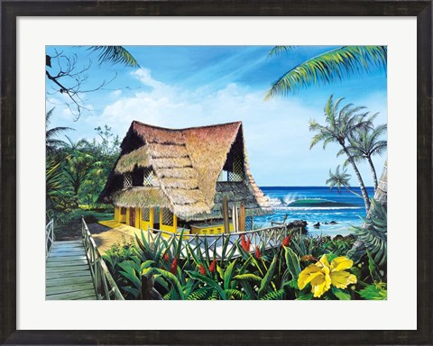 Framed Hawaiian Hideaway Print