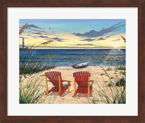 Framed Outer Banks Sunrise Print