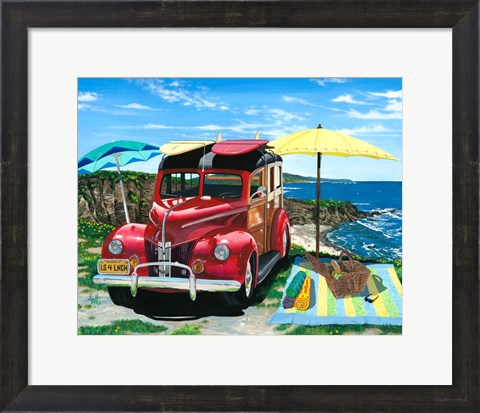 Framed Palisades Picnic Print