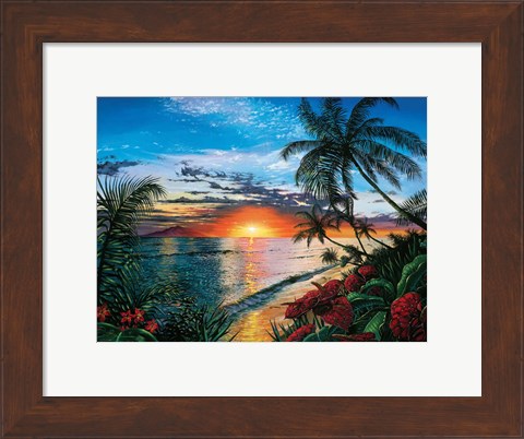 Framed Sunset Serenade Print