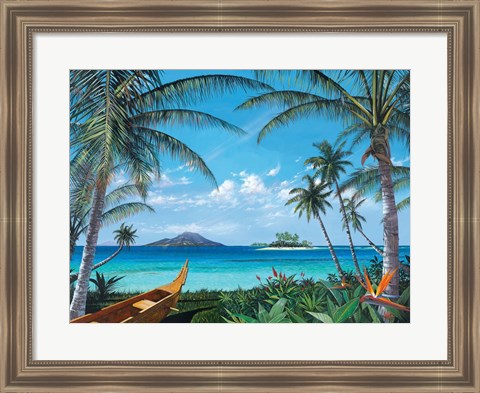 Framed Tropic Travels Print