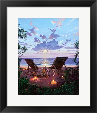 Framed Two If by Sea Print