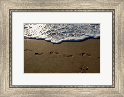 Framed Footprints Print