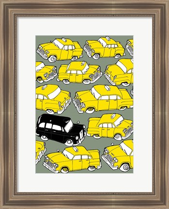 Framed Odd Ones - Black Cab Print