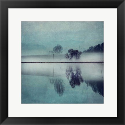 Framed Misty Mirror Print