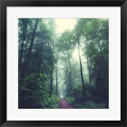 Framed Waldweg Print