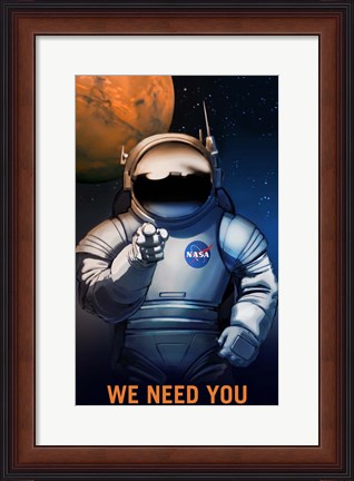 Framed We Need You Print