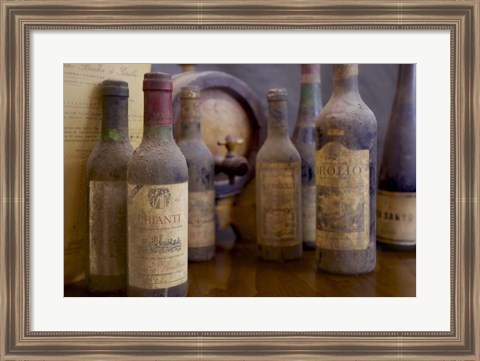 Framed Antico Cantina, Toscana Print