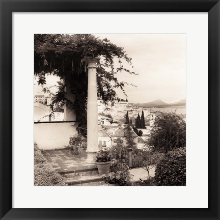 Framed Jardin del Rey Moro Print