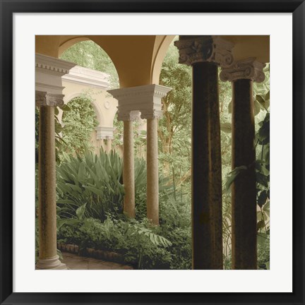 Framed Jardin Portique No. 2 Print