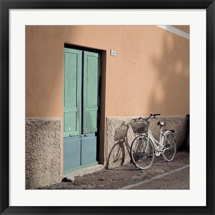 Framed Liguria Bicycle Print