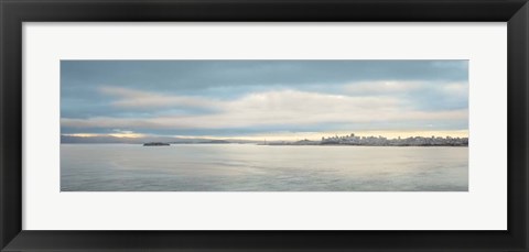 Framed Morning Vista across the Bay Print