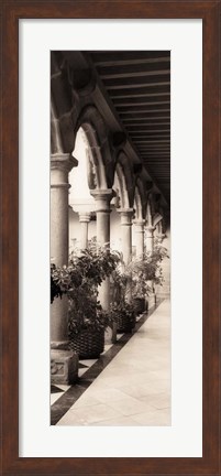 Framed Palacio de Valdespino Print