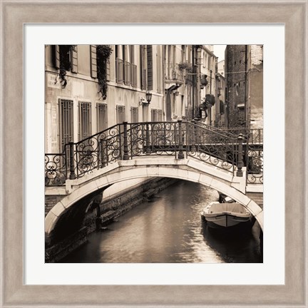 Framed Ponti di Venezia No. 1 Print