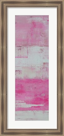 Framed Panels in Pink I Print