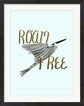 Framed Roam Free IV Print