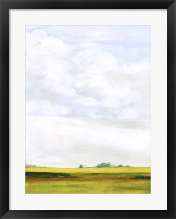 Framed Field Walk I Print