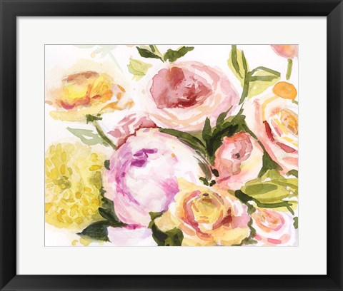 Framed Loose Arrangement IV Print