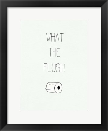 Framed Potty Humor II Print